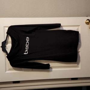 Bebe Black Sweater Dress